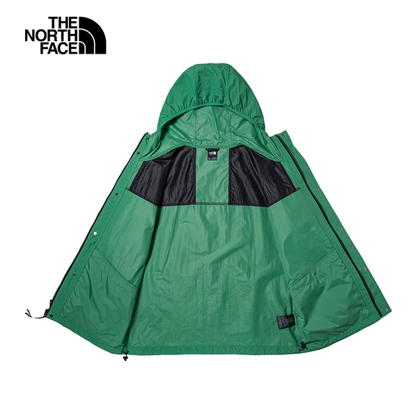 The North Face 北面 男裝 連帽外套 風衣 防潑水 透氣 綠【運動世界】NF0A5JYNPK1 product thumbnail 3