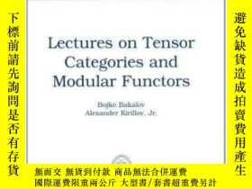 二手書博民逛書店Lectures罕見On Tensor Categories And Modular Functors-張量範疇與