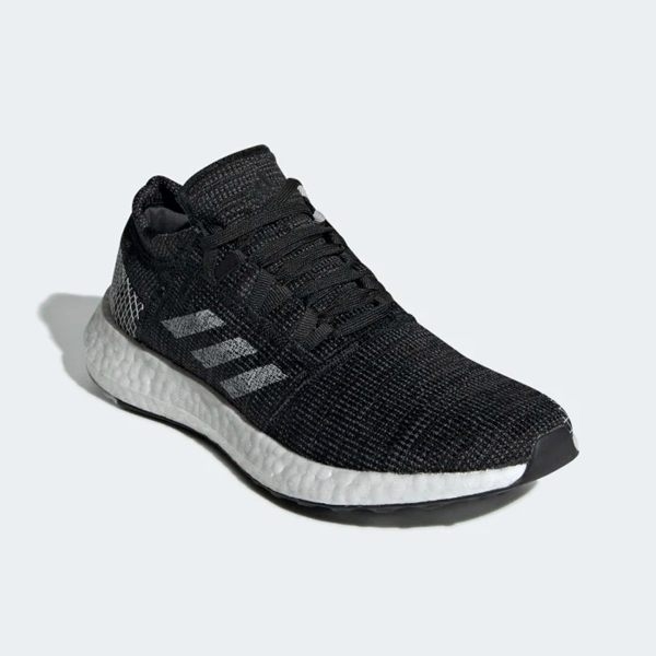 Adidas PUREBOOST GO 女鞋 慢跑 休閒 襪套 輕量 避震 透氣 黑 白【運動世界】 B75822 product thumbnail 5