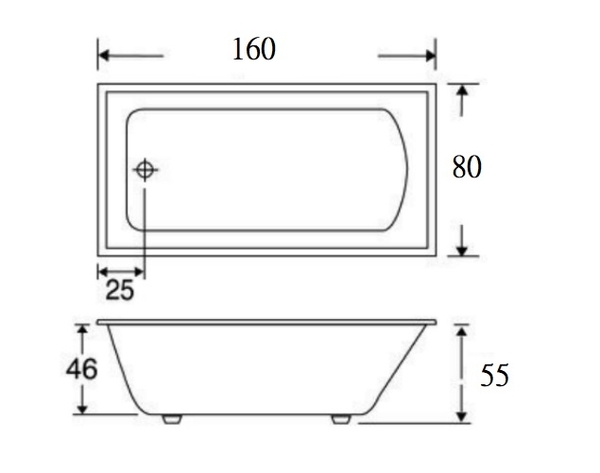 【麗室衛浴】國產 壓克力造形浴缸 LS-307 160*80*外H55CM 含固定式前、側牆各一面