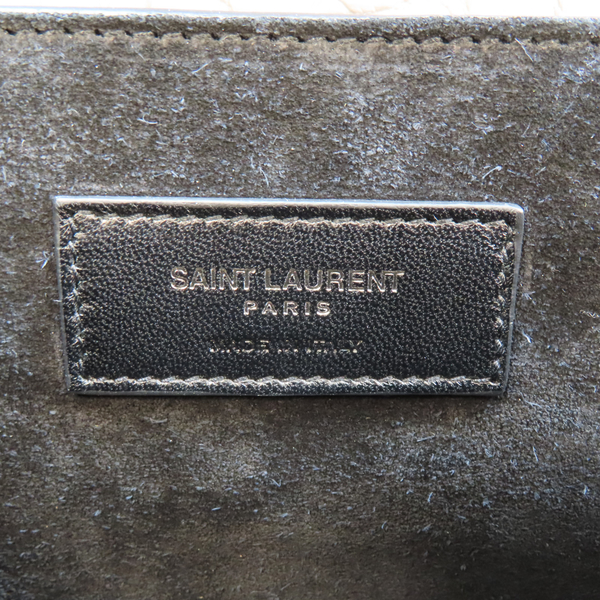 【二手名牌BRAND OFF】SAINT LAURENT 聖羅蘭 灰色 皮革 Charlotte 兩用包 product thumbnail 6