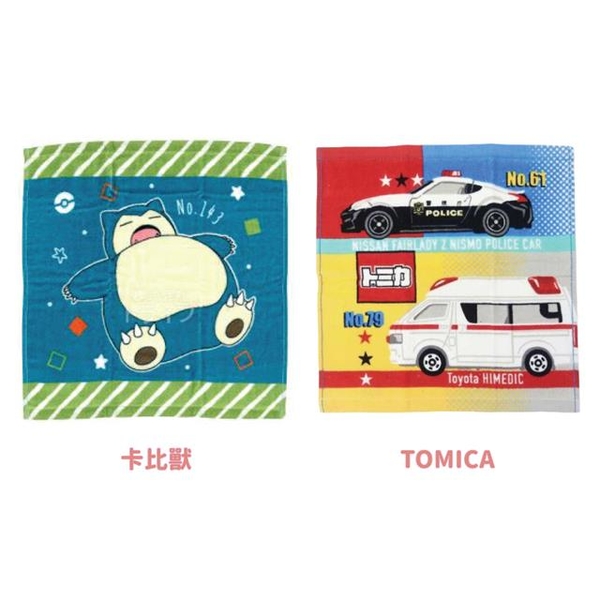 小禮堂 人物滿版毛巾(約34x35cm) 寶可夢 皮卡丘 伊布 卡比獸 TOMICA product thumbnail 3