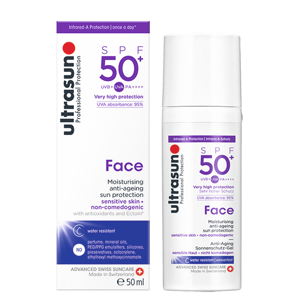 ultrasun 優佳 護顏修護防曬乳SPF50+ PA++++ (50ml/單罐)【杏一】