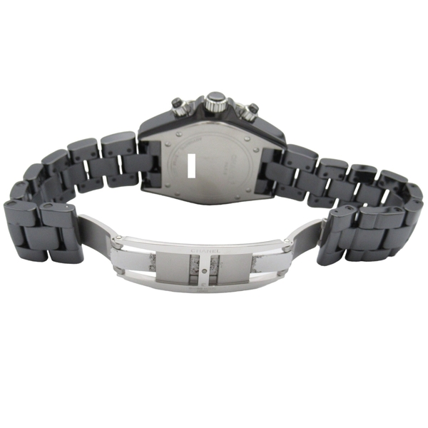 【二手名牌BRAND OFF】CHANEL 香奈兒 黑色 陶瓷 J12 機械 腕錶 H0940 product thumbnail 5