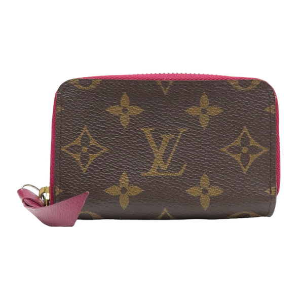 【二手名牌BRAND OFF】LOUIS VUITTON LV 路易威登 原花 PVC塗層帆布 拉鍊 卡片包 M61299