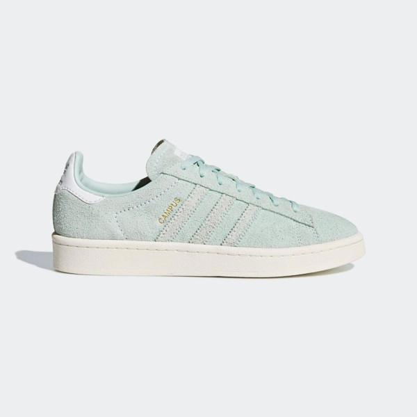 green adidas campus sneakers