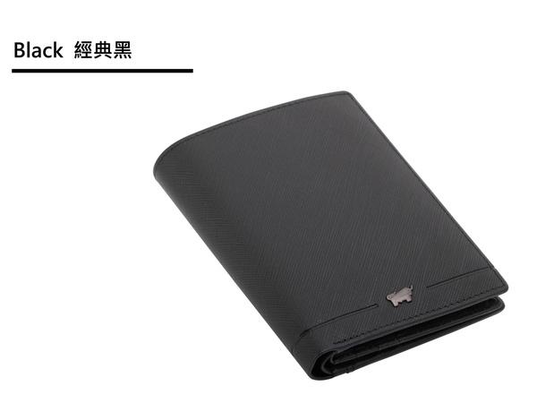 【全新品公司貨】BRAUN BUFFEL 格瑞克系列真皮黑色中夾【寧寧小舖/台中30年老店】BF338-359-1 product thumbnail 2