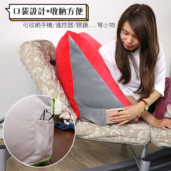 台客嚴選_紛彩日式記憶抬腿枕 抬腿枕 三角靠枕 抱枕 趴枕 MIT product thumbnail 4