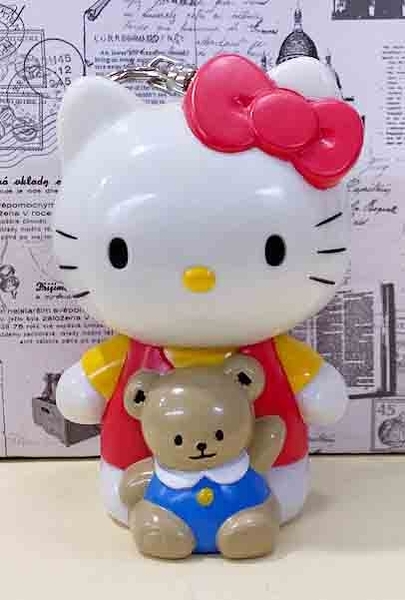 【震撼精品百貨】Hello Kitty 凱蒂貓~三麗鷗 KITTY 拉震玩偶玩具-紅#15694