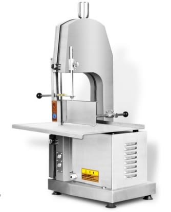 不銹鋼鋸骨機切骨機商用台式剁排骨鋸肉切割魚豬蹄牛骨頭凍肉電動 mks 免運