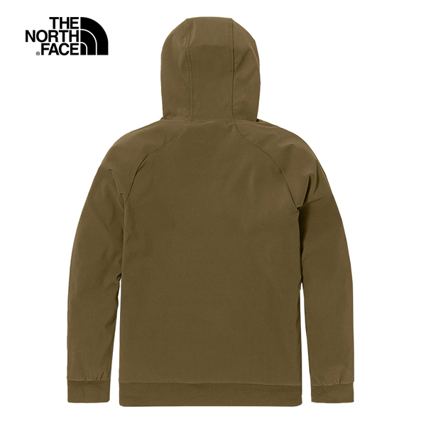The North Face 男 長袖 連帽上衣 寬鬆 刷毛 袋鼠式口袋 墨綠 NF0A3M4E37U product thumbnail 3