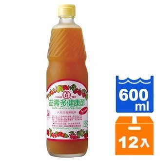 工研 益壽多 百香果酢 600ml (12入)/箱【康鄰超市】