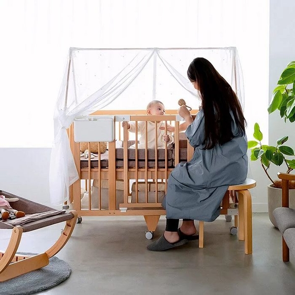 【預計7月底到貨】日本 farska 童趣森林5合1嬰兒大床 Long|嬰兒床 product thumbnail 2