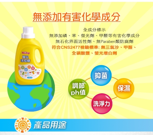 Nuby 嬰兒洗衣精補充包_3包(3300ml) product thumbnail 7
