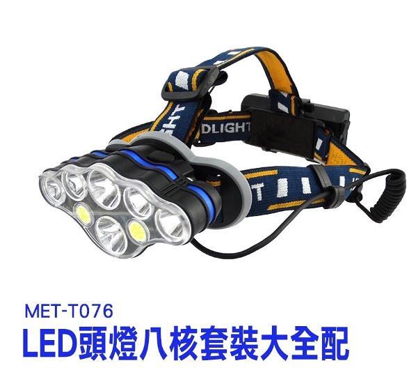 《利器五金》頭燈 感應 充電頭燈 強光LED頭燈 登山 工作燈 照明燈 釣魚 頭戴燈 戶外燈 修車 T076