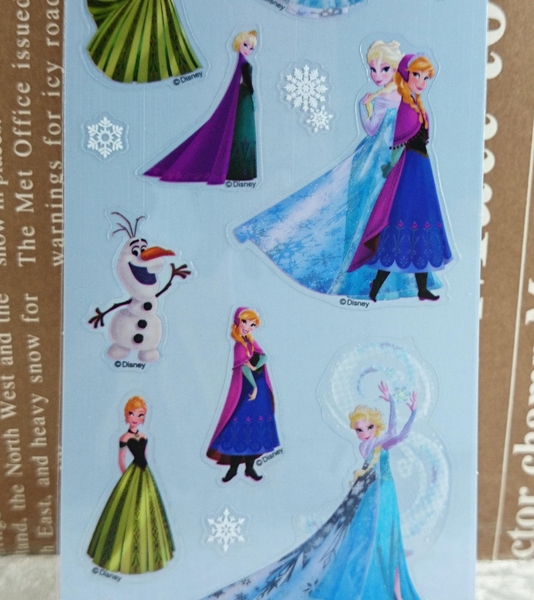 【震撼精品百貨】冰雪奇緣_Frozen~貼紙_跳舞_多款 product thumbnail 3