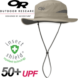 【Outdoor Research 美國 SENTINEL BRIM HAT 抗UV驅蚊中盤帽〈卡其〉】243381/中盤帽/防曬帽/遮陽帽