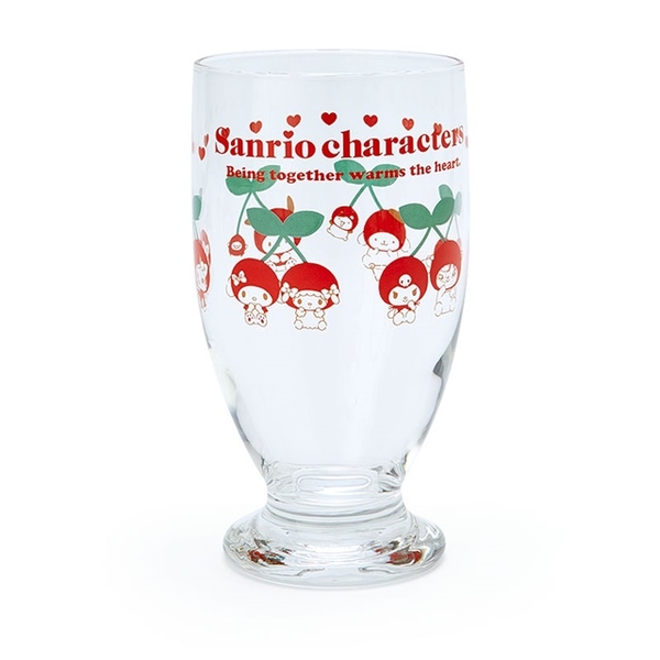 小禮堂 Sanrio大集合 櫻桃矮腳玻璃杯 (那年，我們的春天) 4550337-913543