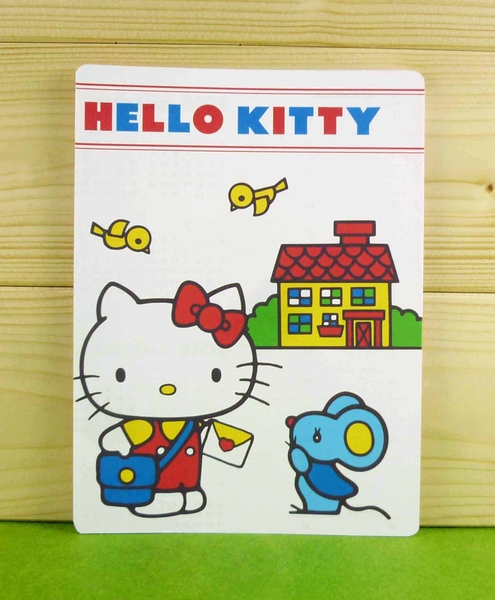 【震撼精品百貨】Hello Kitty 凱蒂貓~卡片-送信