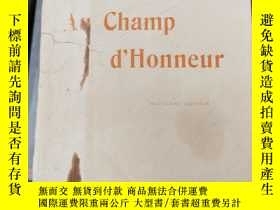 二手書博民逛書店法文原版書：1912年罕見在榮譽領域 au champ d honneurY254595 出版1912