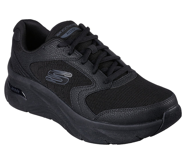 Skechers Arch Fit D'lux 男運動鞋 舒適足弓支撐 緩衝鞋墊 232501BBK【KAORACER】