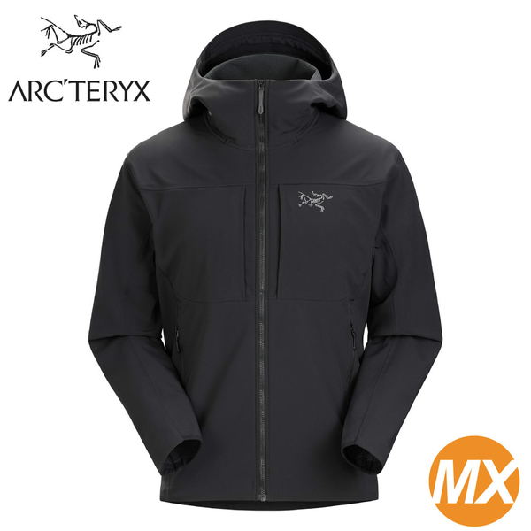 ARC'TERYX 始祖鳥男Gamma MX軟殼外套《黑》】30702/連帽夾克/外套/夾克