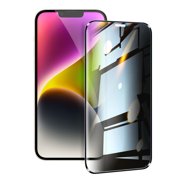 NISDA for iPhone 14 6.1吋 防窺滿版9H玻璃保護貼-黑 product thumbnail 2