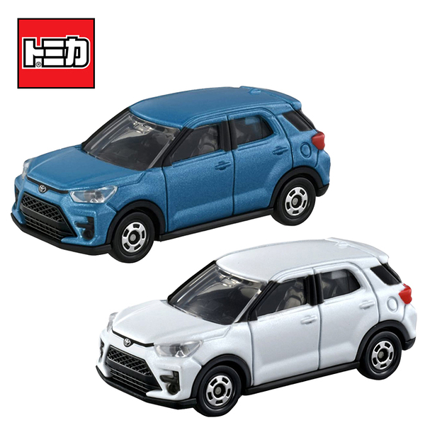 【日本正版】兩款一組 TOMICA NO.8 豐田 RAIZE Toyota 休旅車 玩具車 多美小汽車 - 175568