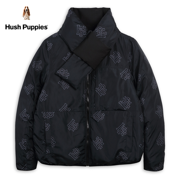 Hush Puppies 外套 男裝雙面穿保暖科技棉外套(附圍巾) product thumbnail 8