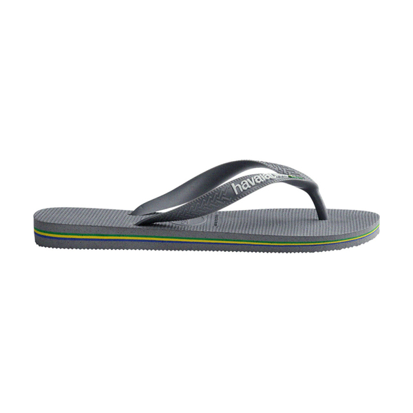 HAVAIANAS 哈瓦仕 人字拖 巴西國旗 灰 拖鞋 中性 41108505002U product thumbnail 4