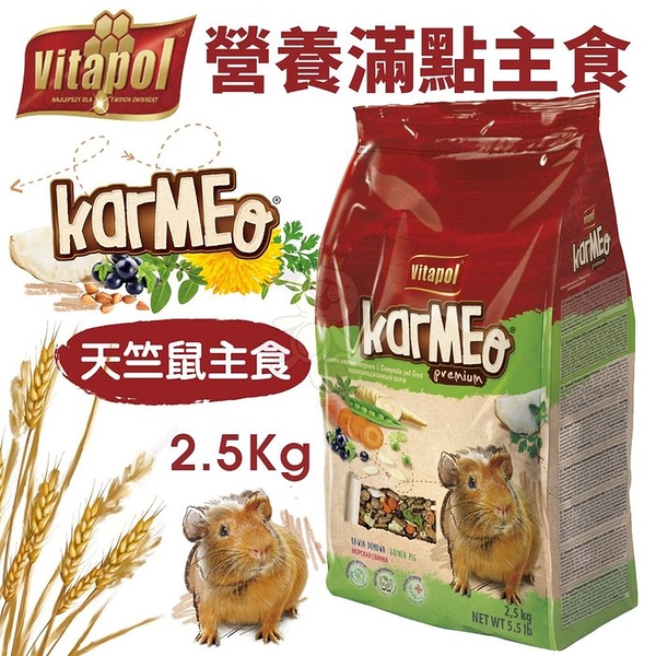 Vitapol 維他寶 營養滿點天竺鼠主食2.5Kg 含豐富維生素 礦物質與纖維素 鼠飼料『寵喵樂旗艦店』