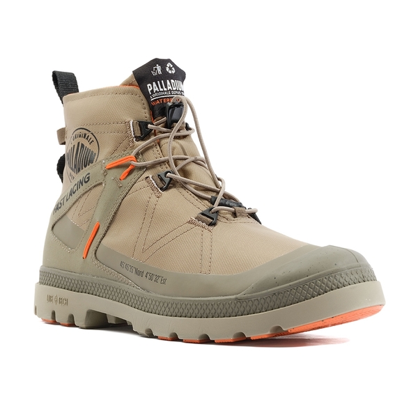 PALLADIUM PAMPA TRAVEL L+ WP+ 穿搭 休閒鞋 輕量 防水 快穿 男鞋 沙色 08849-297