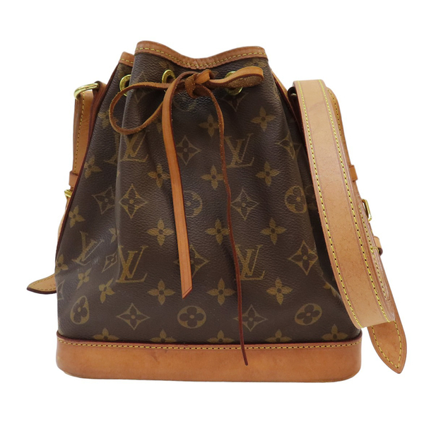 【二手名牌BRAND OFF】LOUIS VUITTON LV 路易威登 棕色 原花 PVC塗層帆布 Noe BB 水桶包 單肩包 M40817