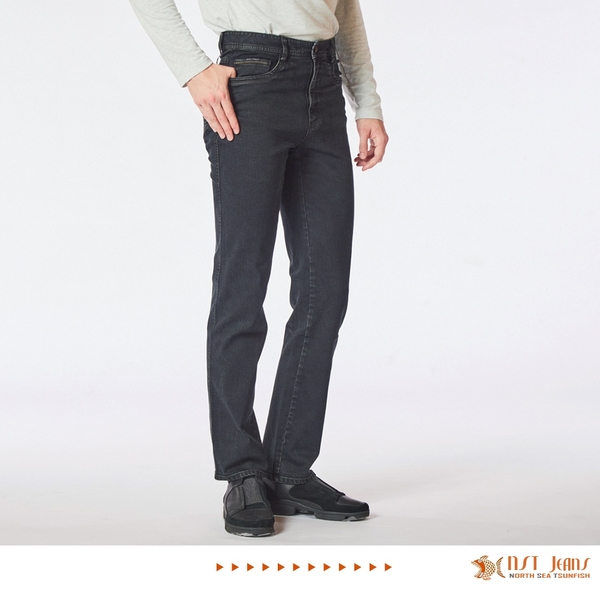 【NST Jeans】大英帝國繡花 歐系修身小直筒 復古綠調牛仔褲 男 台製 385(6563) product thumbnail 9
