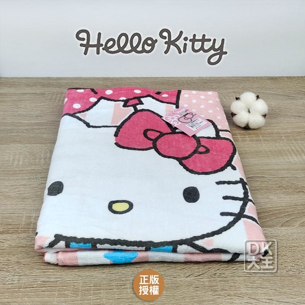 凱蒂貓 Kitty 蝴蝶結氣球浴巾 吸水大浴巾 日本正版授權【DK大王】 product thumbnail 3