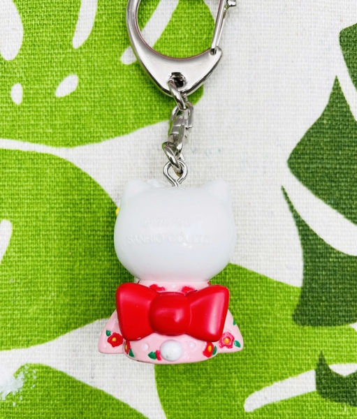 【震撼精品百貨】Hello Kitty 凱蒂貓~日本sanrio三麗鷗 KITTY鑰匙圈鎖圈-和服*79873 product thumbnail 3