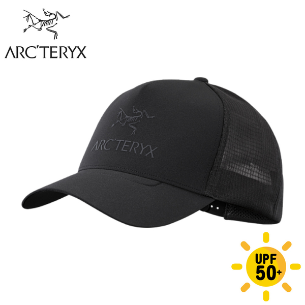 【ARC'TERYX 始祖鳥 LOGO 網帽《黑》】23965/鴨舌帽/棒球帽/遮陽帽/休閒帽