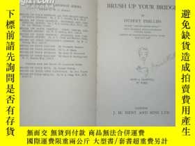 二手書博民逛書店國外1939年出版的橋牌書--BRUSH罕見UP YOUR BR