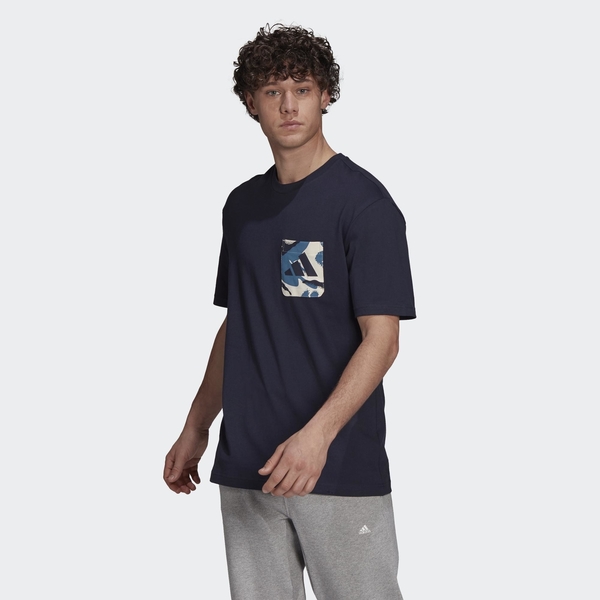 Adidas Short Sleeve Graphic Tee 男款 短袖上衣 深藍款 GU3633 【KAORACER】