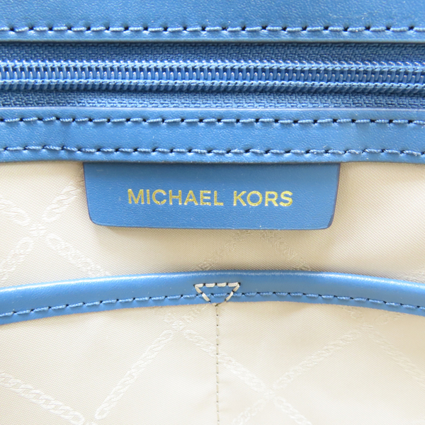 【二手名牌BRAND OFF】MICHAEL KORS 麥可寇斯 藍色 牛皮 Whitney 肩背包 product thumbnail 7