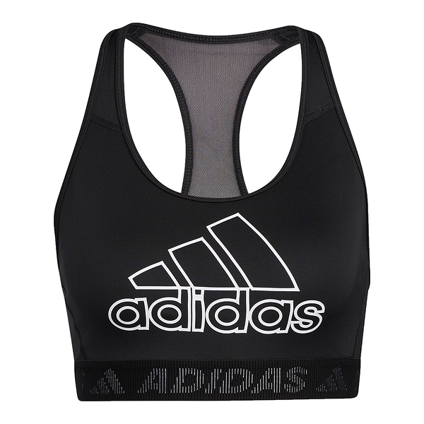 Adidas 女裝 運動內衣 訓練 中度支撐 可拆胸墊 黑【運動世界】GL0579