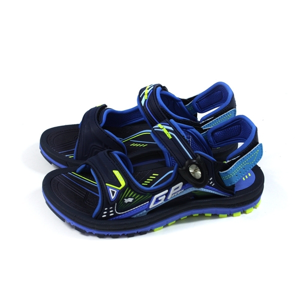 G.P(GOLD PIGEON) 涼鞋 運動型 藍色 童鞋 大童 G1697BW-20 no494
