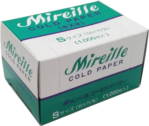 日本 Mireille 冷燙紙--S--- 50 × 75 mm /1000枚/ 含水性佳 易留住燙髮液--日本製 product thumbnail 2