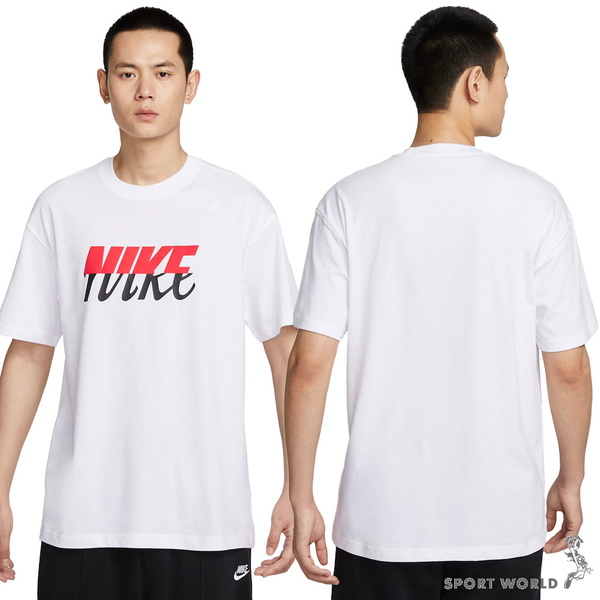 Nike 男裝 短袖上衣 棉質 黑/白【運動世界】FD1287-010/FD1287-100 product thumbnail 4
