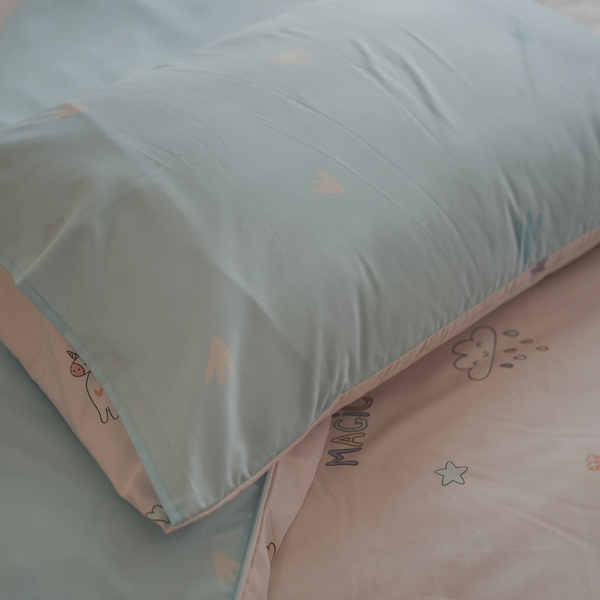 彩虹天堂  S4單人薄床包鋪棉兩用被三件組 新纖維萊賽爾 棉床本舖 product thumbnail 7