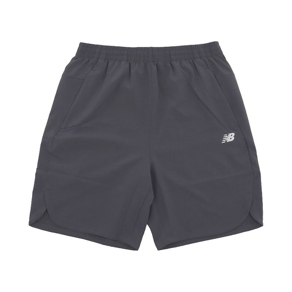 New Balance Q Shorts 男款短褲 灰 抽繩 開岔 運動褲 NB KAORACER 5872320185