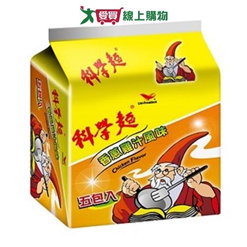 科學麵香蔥雞汁風味(五合一)袋40Gx5【愛買】