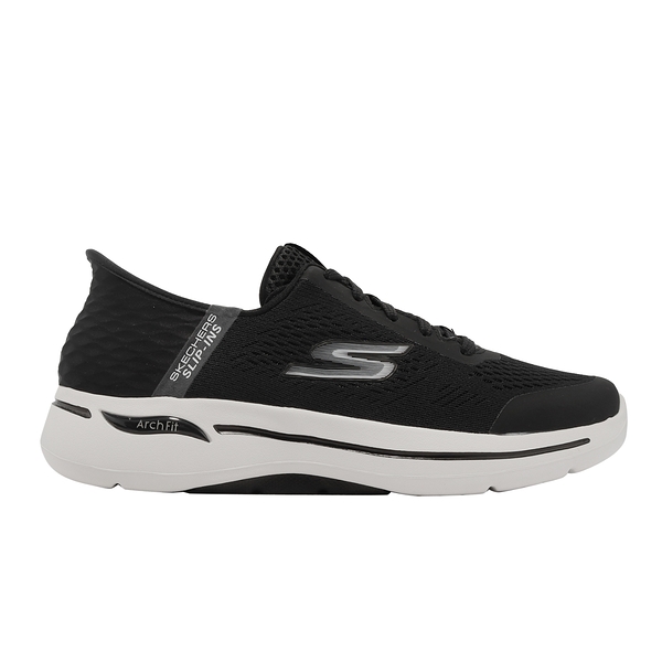 Skechers Go Walk Arch Fit 男款 黑色 健走鞋 216258BLK【KAORACER】