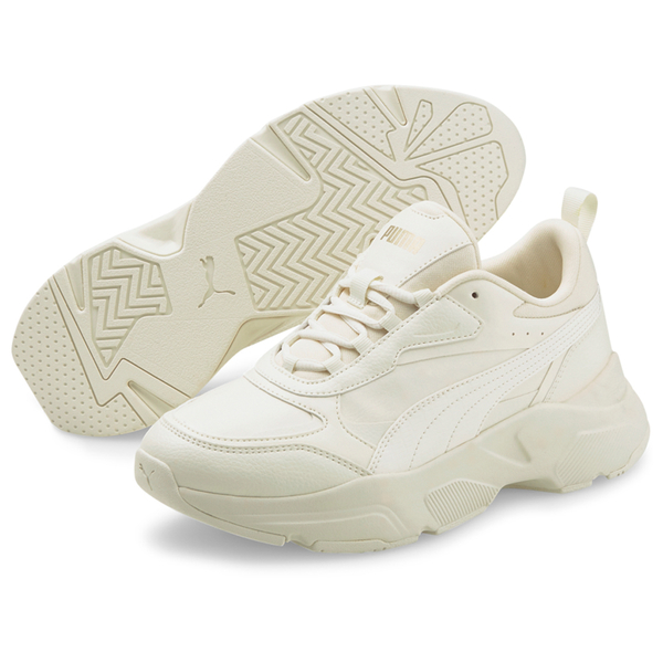 Puma 女鞋 休閒鞋 老爹鞋 Cassia SL 奶茶/白【運動世界】38527903/38527901 product thumbnail 3