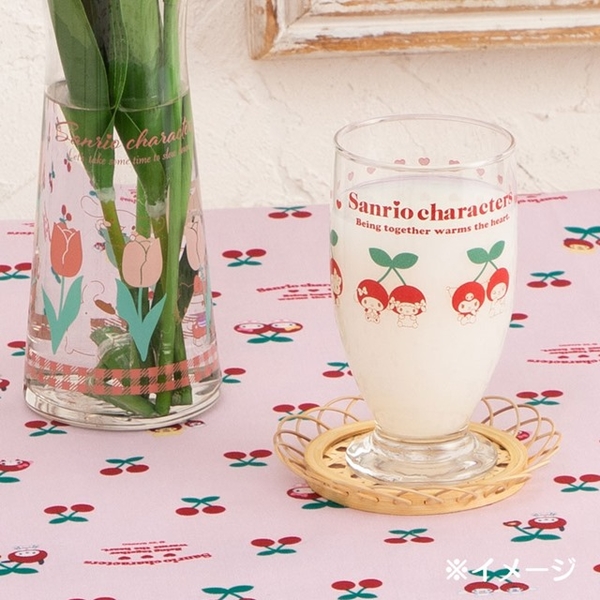 小禮堂 Sanrio大集合 櫻桃矮腳玻璃杯 (那年，我們的春天) 4550337-913543 product thumbnail 5